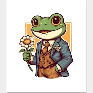 Gental Frog Vintage Posters and Art